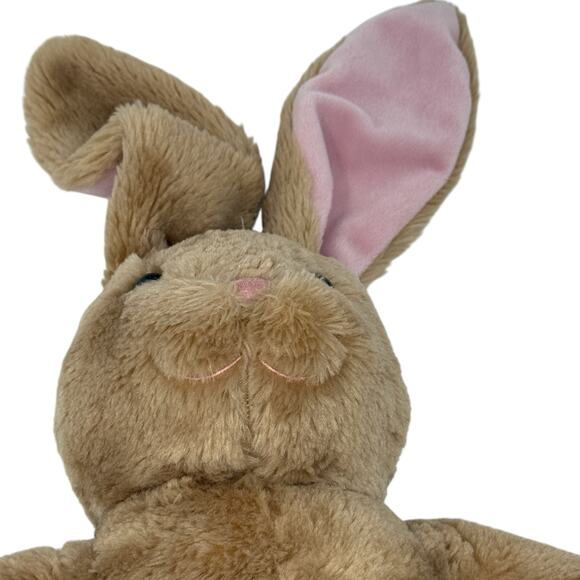 Build A Bear Workshop Golden Brown Pink Floppy Ears Bunny Rabbit  Plush 14 Inch - Picture 6 of 9